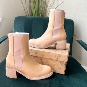 Free People Tan Heeled Boots